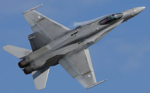 warplane aircraft jet fighter military McDonnell Douglas CF-18 Hornet HD Desktop Wallpaper | Background Image