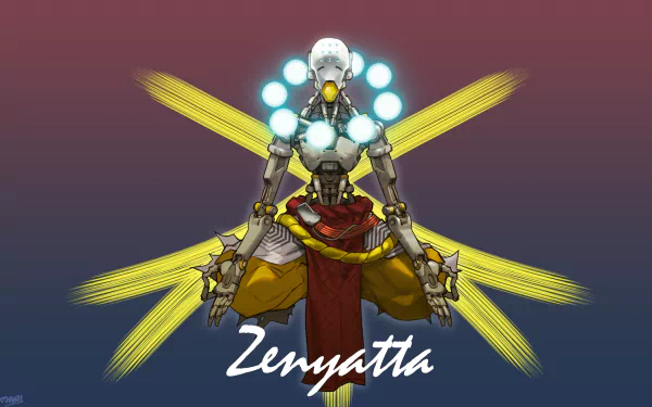 Zenyatta (Overwatch) video game Overwatch HD Desktop Wallpaper | Background Image