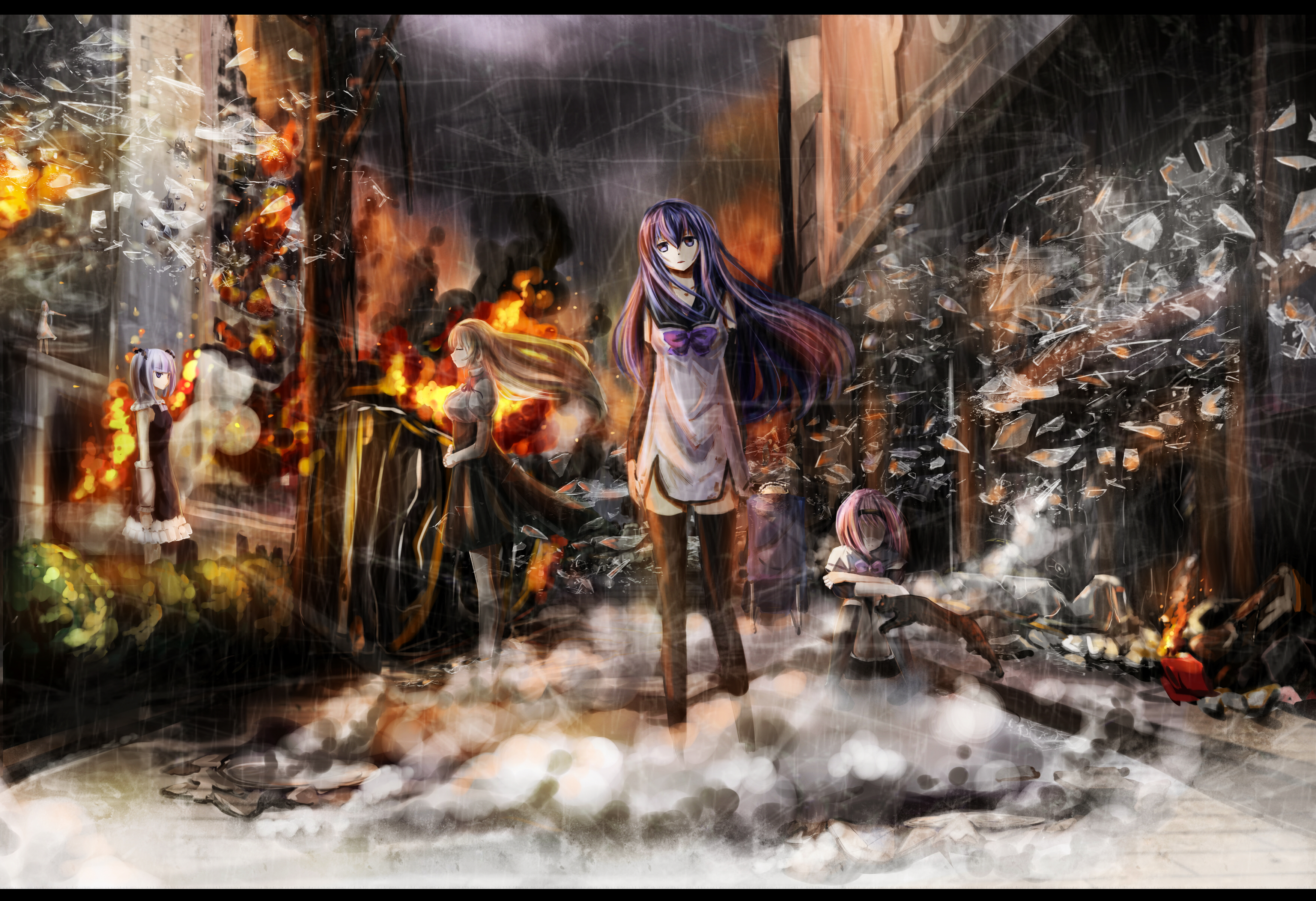 Anime Gokukoku no Brynhildr HD Wallpaper | Background Image