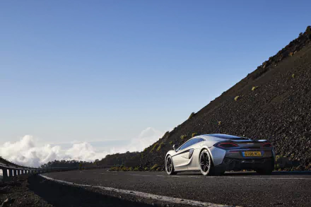 car silver car supercar McLaren vehicle McLaren 570GT HD Desktop Wallpaper | Background Image