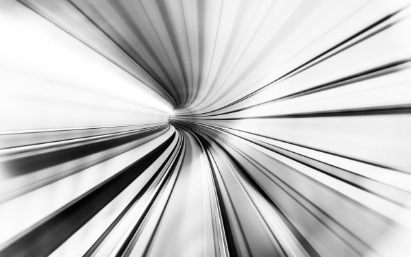 Artistic Tunnel Black & White HD Wallpaper | Background Image