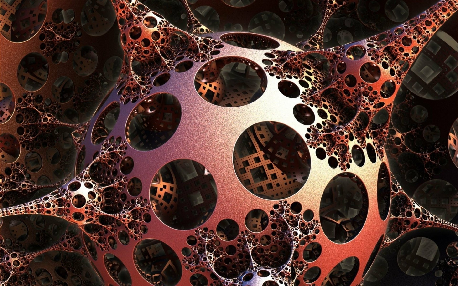 Download Sphere Abstract Fractal HD Wallpaper