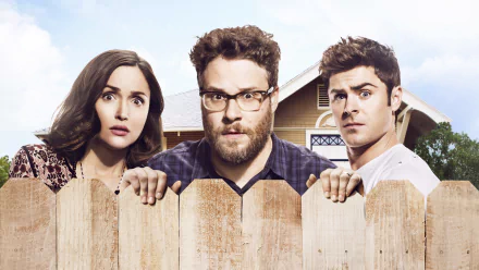 Zac Efron Rose Byrne Seth Rogen movie Neighbors 2: Sorority Rising HD Desktop Wallpaper | Background Image