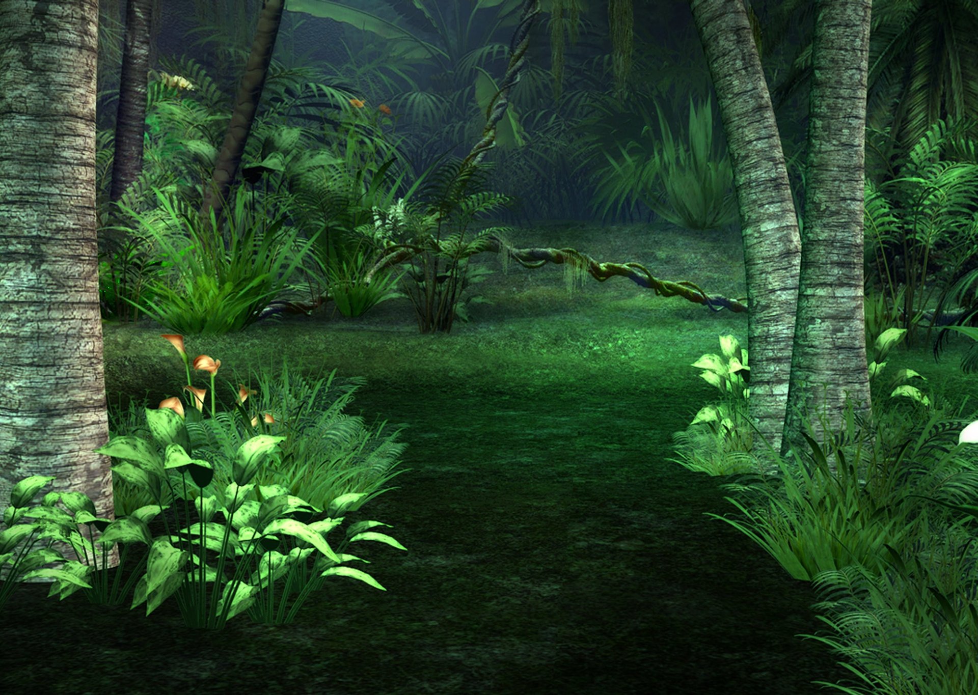 download-jungle-fantasy-artistic-forest-hd-wallpaper