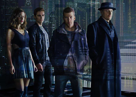 Lizzy Caplan Jesse Eisenberg Woody Harrelson movie Now You See Me 2 HD Desktop Wallpaper | Background Image