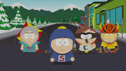 Super Craig (South Park) The Coon (South Park) Eric Cartman Craig Tucker Kyle Broflovski video game South Park: The Fractured But Whole HD Desktop Wallpaper | Background Image