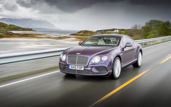 car purple car grand tourer Bentley Bentley Continental vehicle Bentley Continental GT HD Desktop Wallpaper | Background Image