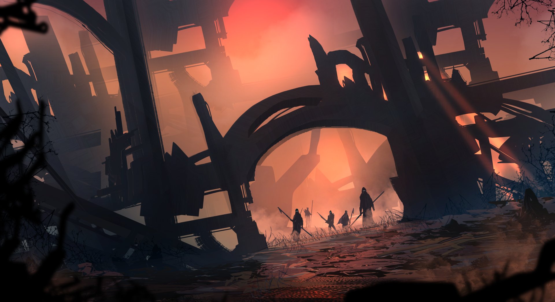 Epic Archway of the Fantasy Warriors | 4K Ultra HD Wallpaper by ...