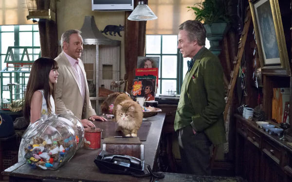 Malina Weissman Christopher Walken Kevin Spacey movie Nine Lives HD Desktop Wallpaper | Background Image