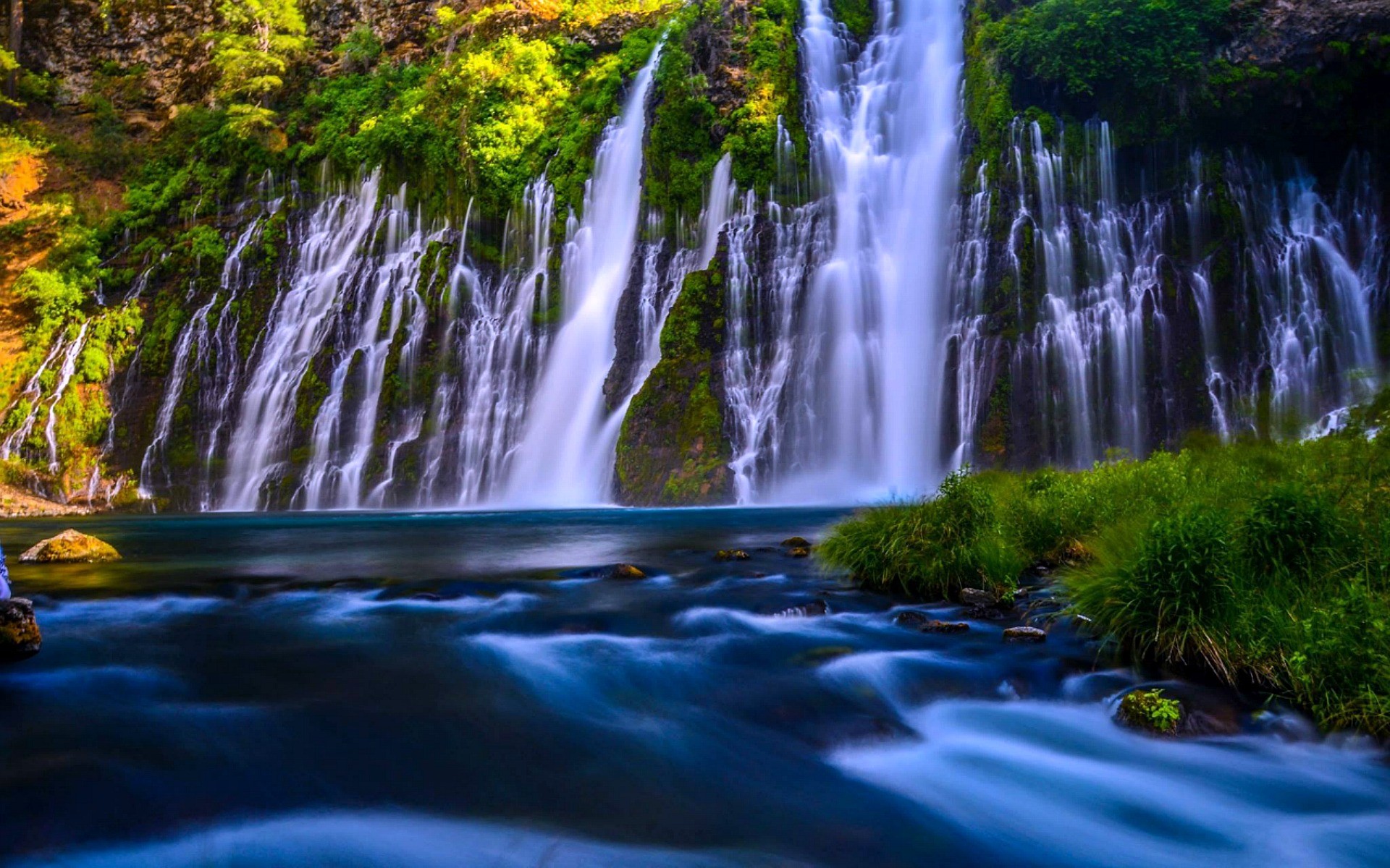 Nature Burney Falls HD Wallpaper | Background Image