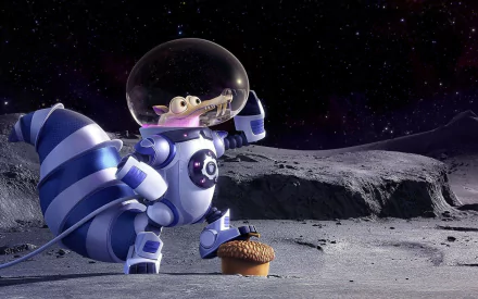 Scrat (Ice Age) movie Ice Age: Collision Course HD Desktop Wallpaper | Background Image