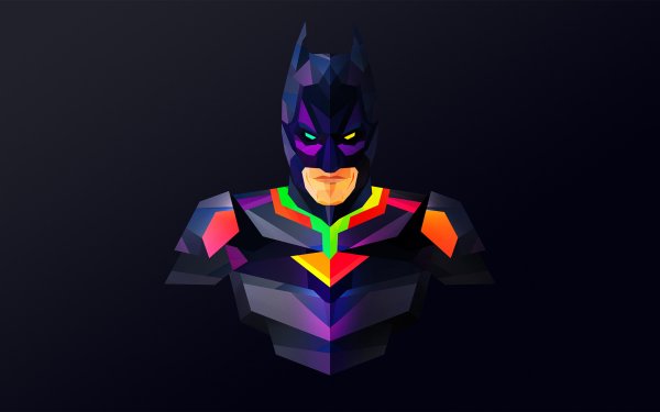 Abstract Facets Batman HD Wallpaper | Background Image