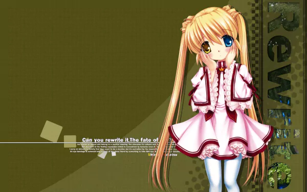 Shizuru Nakatsu Anime Rewrite HD Desktop Wallpaper | Background Image