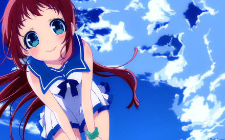 Manaka Mukaido Anime Nagi no Asukara HD Desktop Wallpaper | Background Image