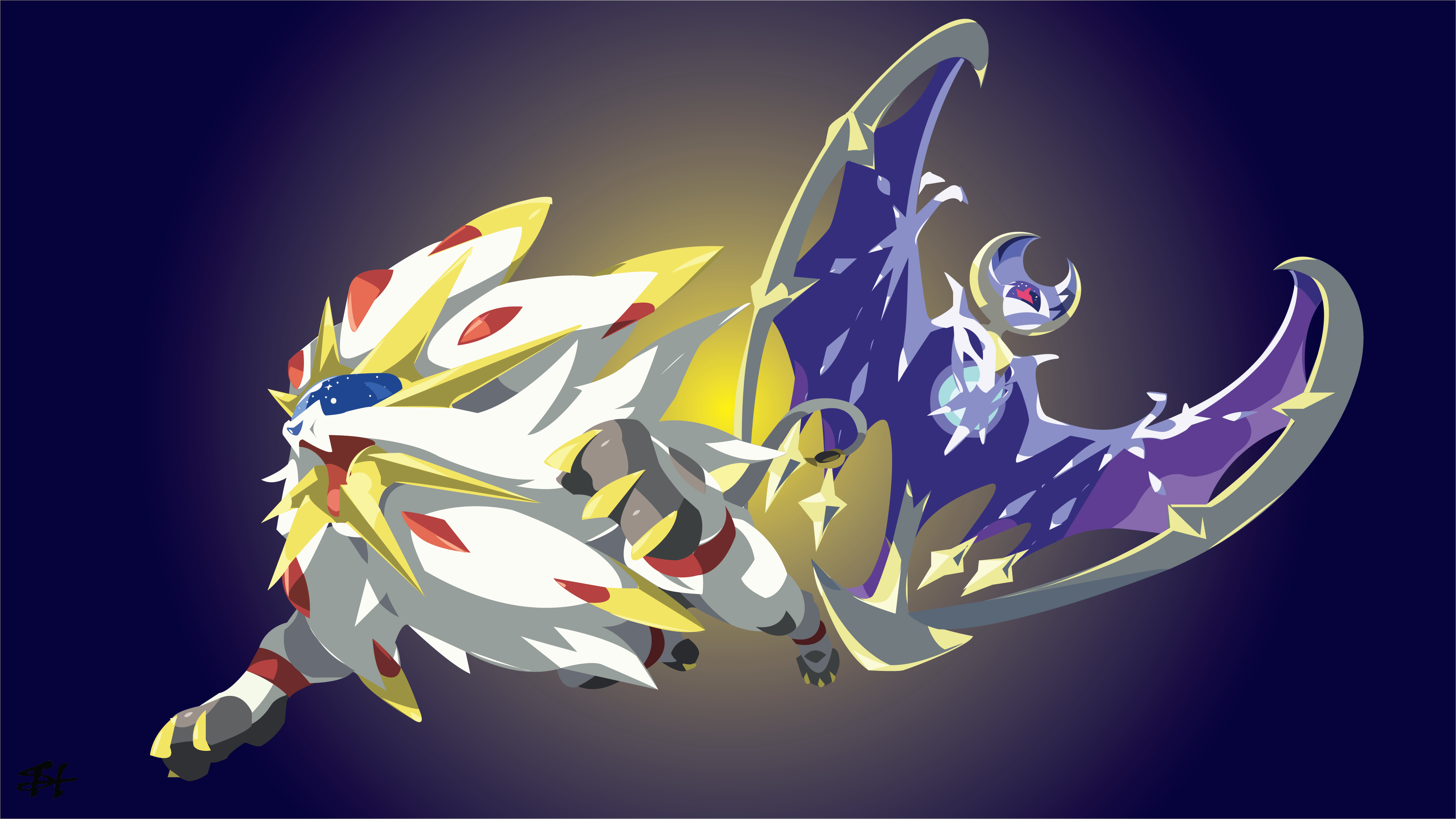 Image result for solgaleo lunala art