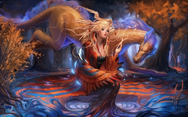Fantasy Women Creature HD Wallpaper | Background Image