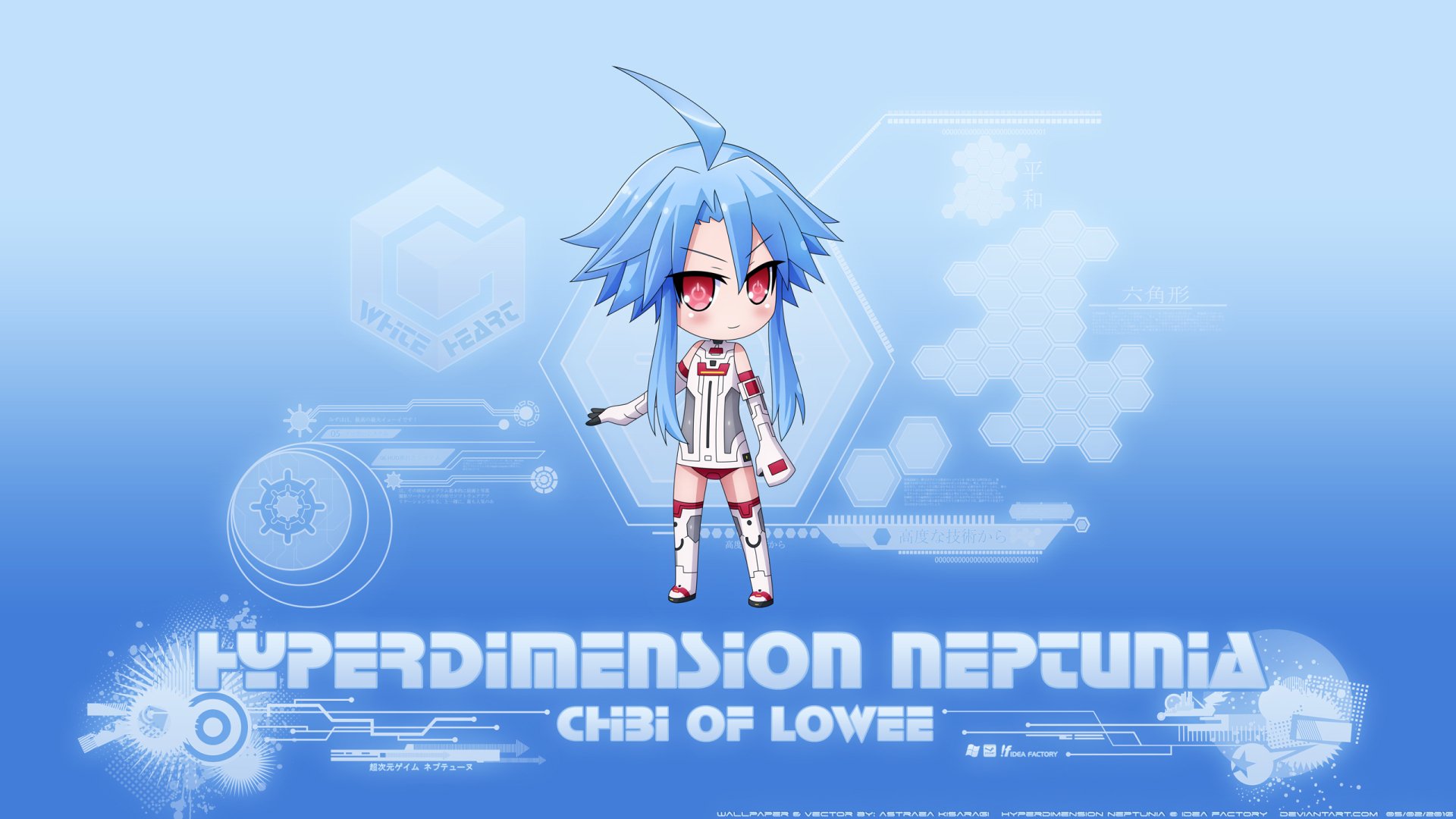 Download Video Game Hyperdimension Neptunia HD Wallpaper by Akiranyo