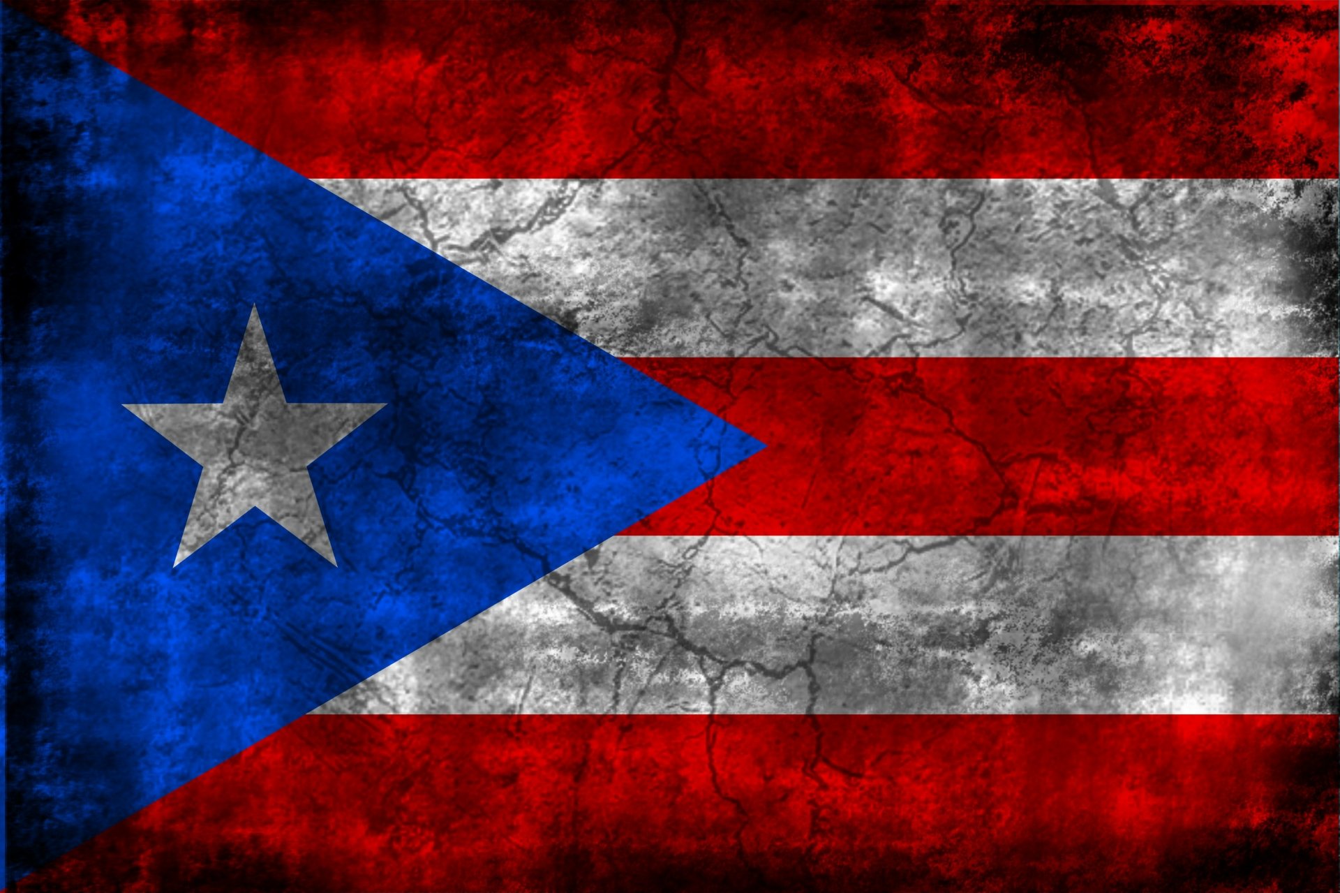 Flag Of Puerto Rico HD Wallpaper | Background Image | 3617x2410