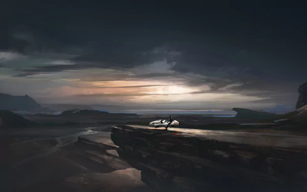 wasteland earth artistic landscape HD Desktop Wallpaper | Background Image