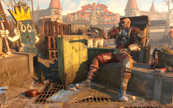 Fallout 4: Nuka-World video game Fallout 4 HD Desktop Wallpaper | Background Image