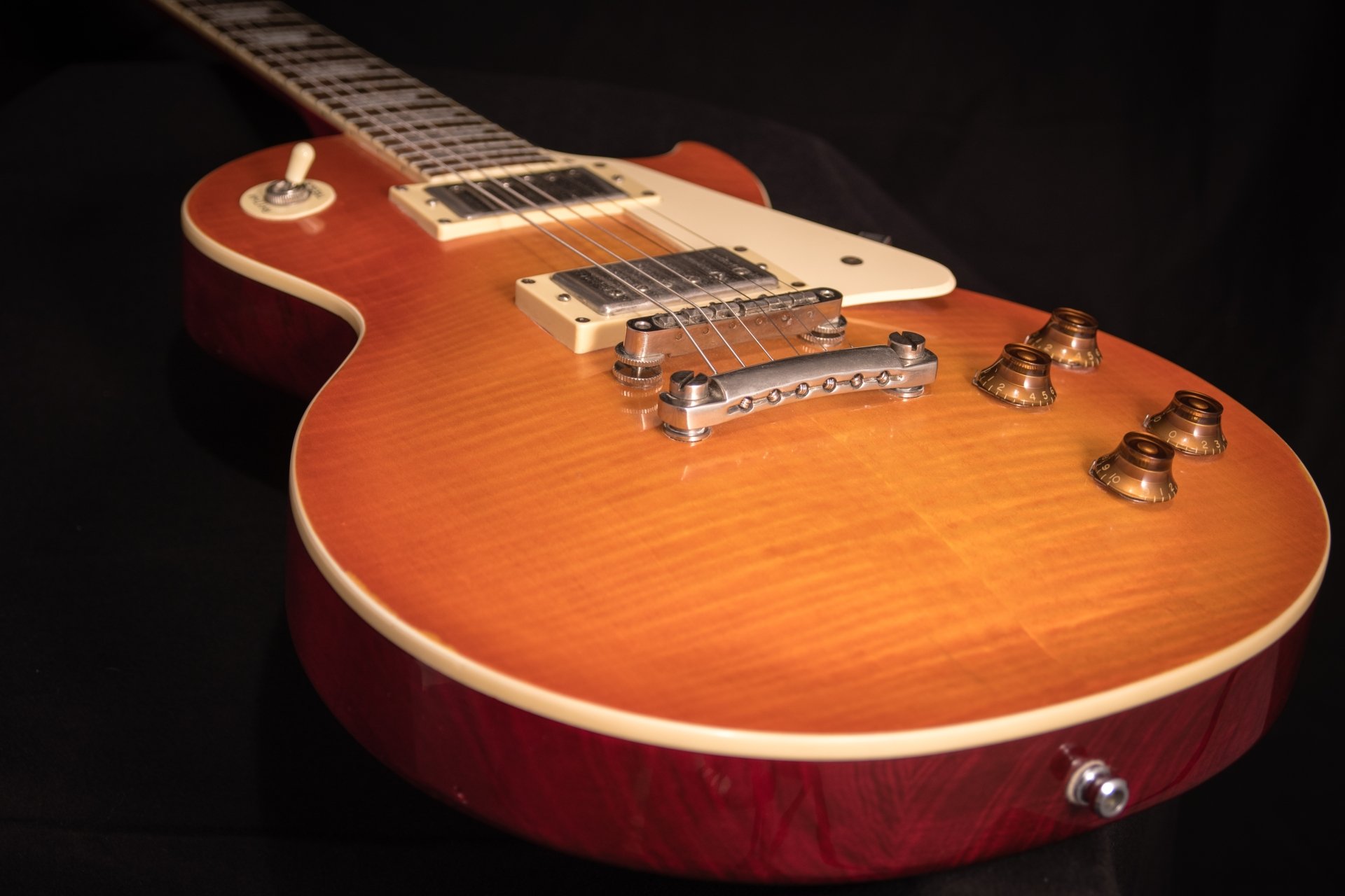 Les Paul Electric Guitar 5k Retina Ultra HD Wallpaper Background