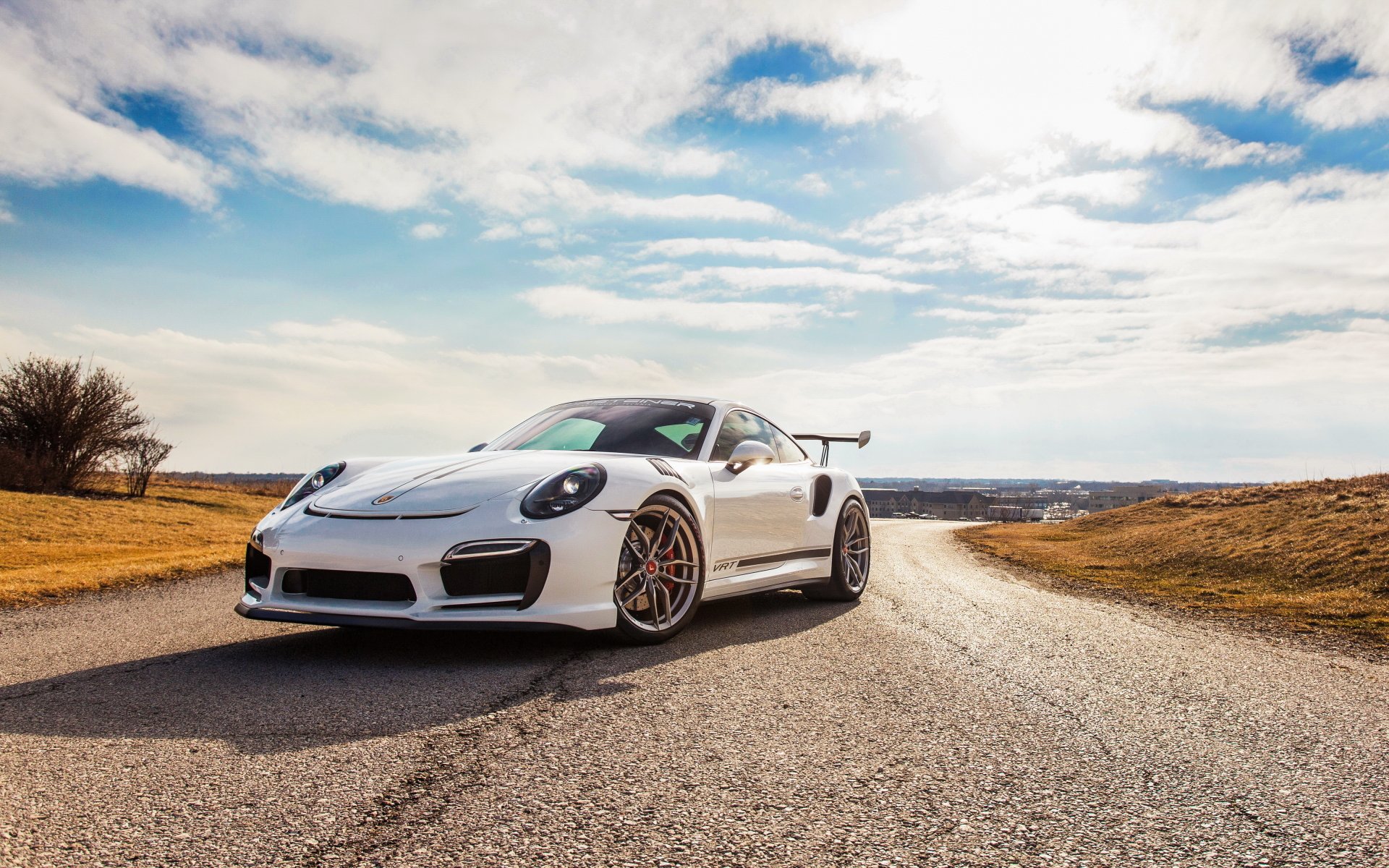Download Car White Car Porsche Vehicle Porsche 911 4k Ultra HD Wallpaper