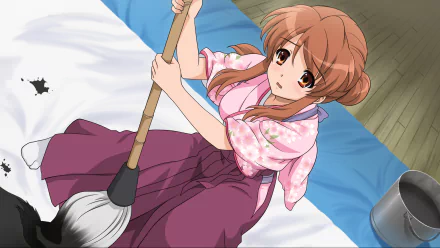 Suzumiya Haruhi no Yuuutsu Mikuru Asahina Anime The Melancholy of Haruhi Suzumiya HD Desktop Wallpaper | Background Image