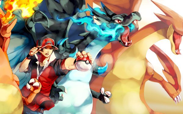 Video Game Pokémon Red Charizard Mega Charizard X Mega Charizard Y HD Wallpaper | Background Image