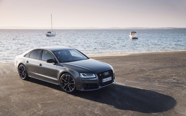 Vehicles Audi A8 Audi Silver Car Car HD Wallpaper | Background Image