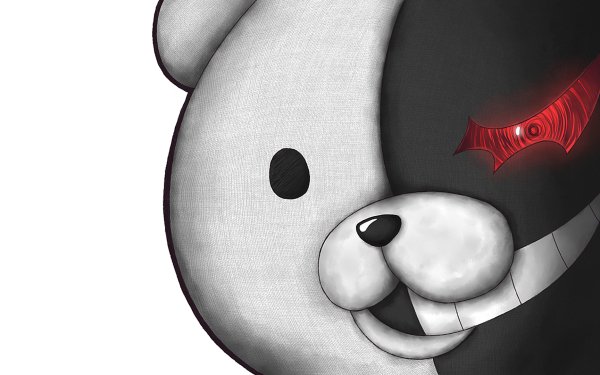Anime Danganronpa Teddy Bear Monokuma HD Wallpaper | Background Image