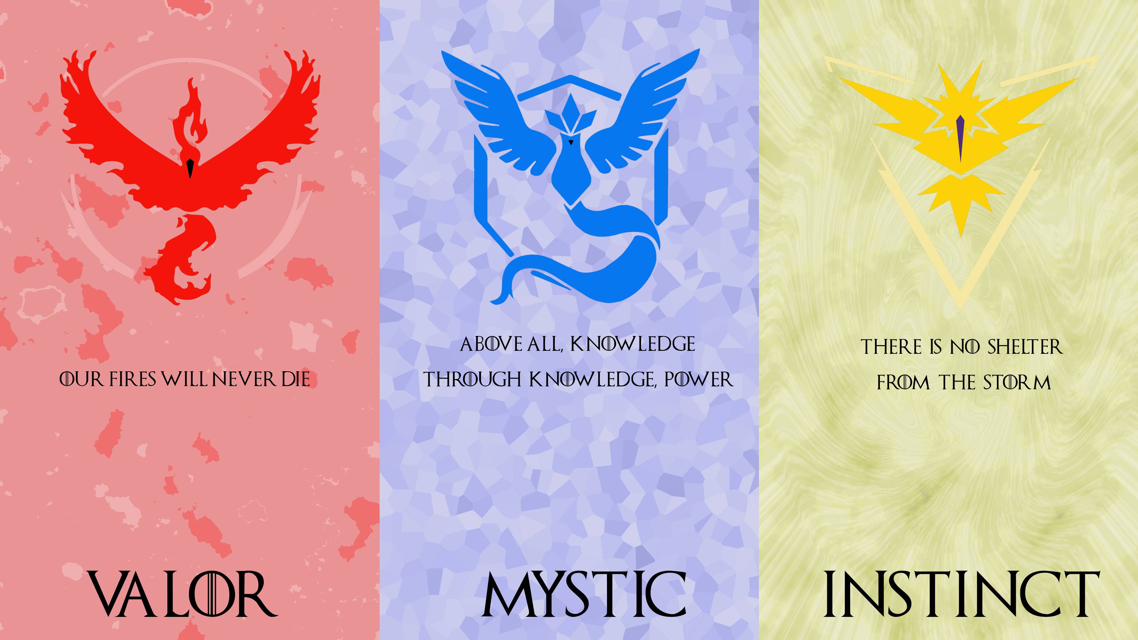 Team Mystic Texture - No Words by Hebulicore