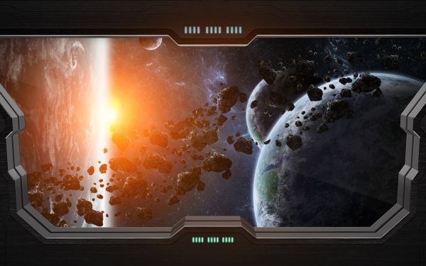 Sci Fi Spaceship Planet HD Wallpaper | Background Image