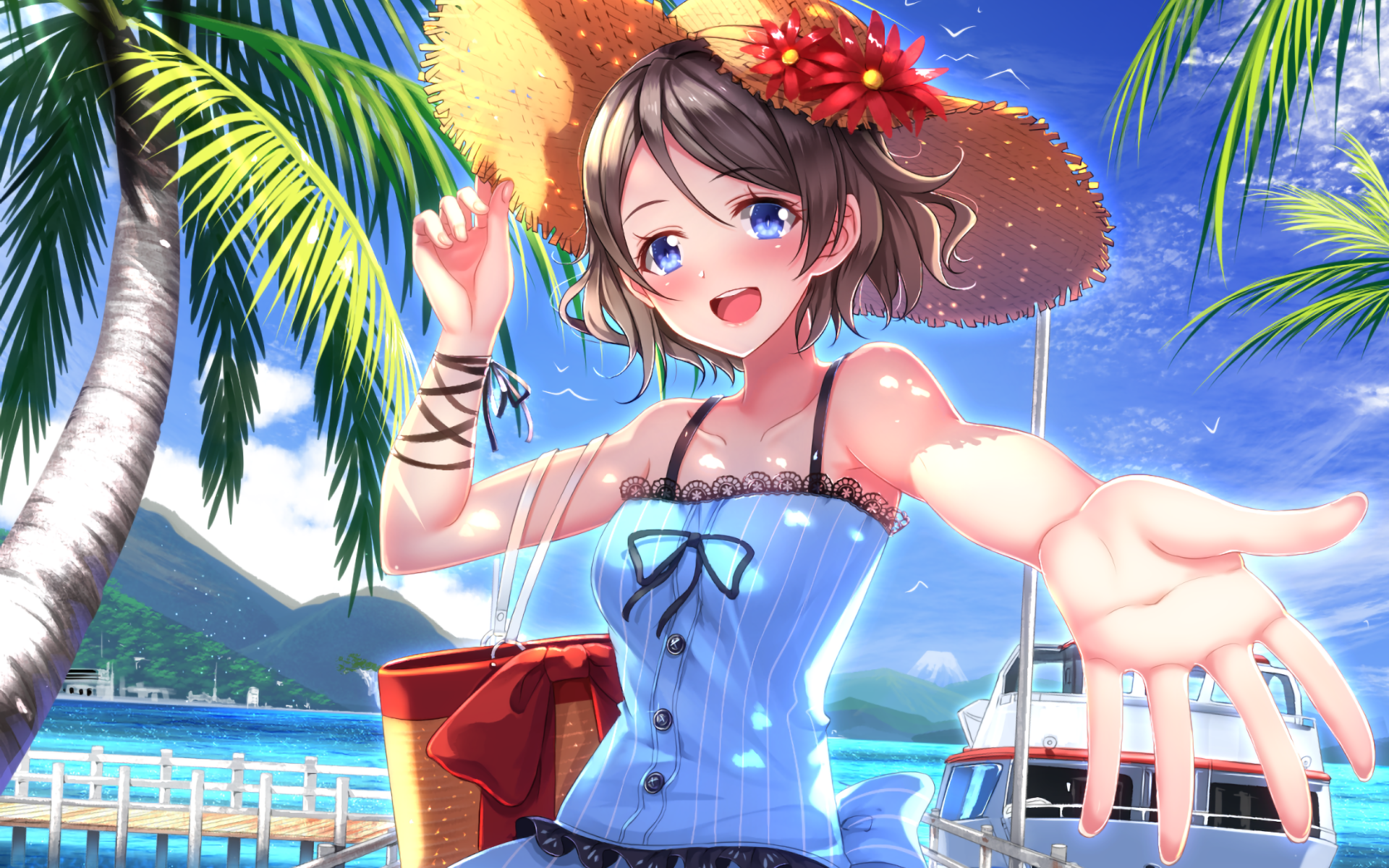 Download You Watanabe Anime Love Live! Sunshine!! HD Wallpaper by Swordsouls