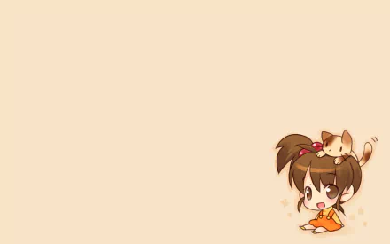 Kyon's Sister (Haruhi) Anime The Melancholy of Haruhi Suzumiya HD Desktop Wallpaper | Background Image