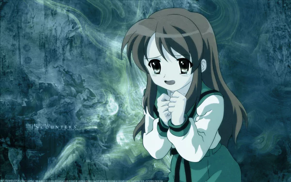 Mikuru Asahina Anime The Melancholy of Haruhi Suzumiya HD Desktop Wallpaper | Background Image