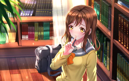 Hanamaru Kunikida Anime Love Live! Sunshine!! HD Desktop Wallpaper | Background Image