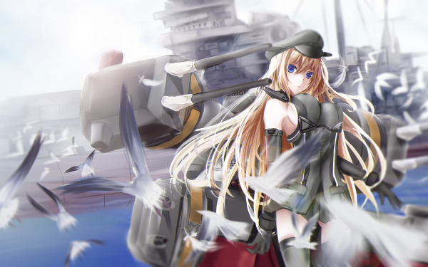 Anime Kantai Collection Bismarck HD Wallpaper | Background Image