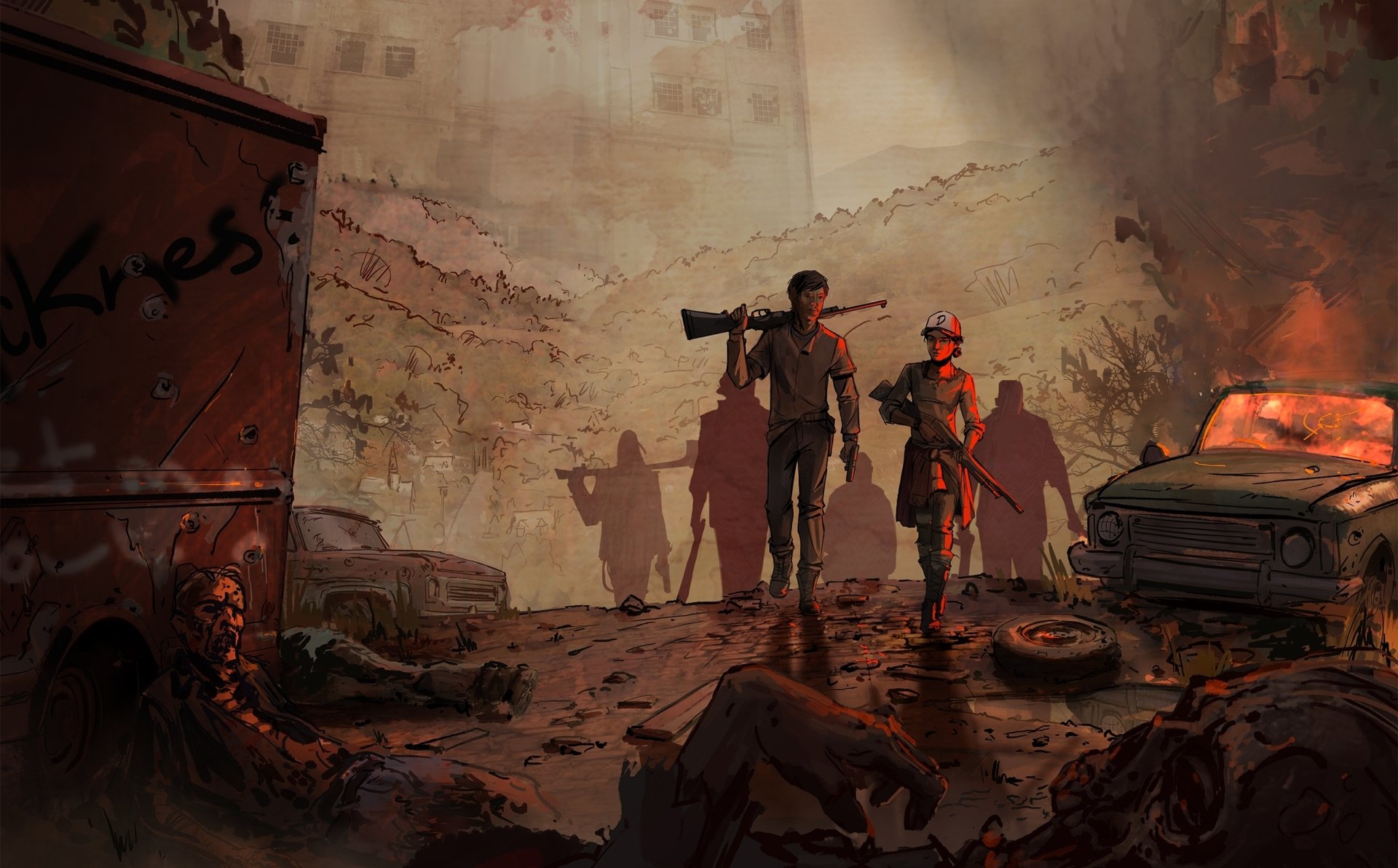 Video Game The Walking Dead: A New Frontier HD Wallpaper