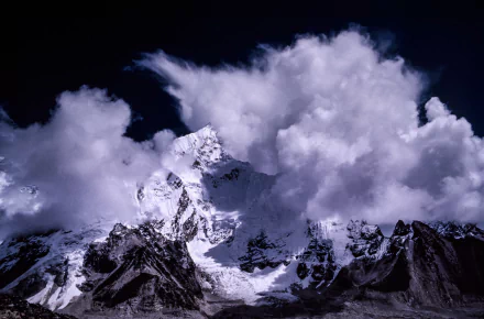 peak cloud nature mountain HD Desktop Wallpaper | Background Image