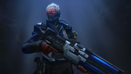 Soldier: 76 (Overwatch) video game Overwatch HD Desktop Wallpaper | Background Image