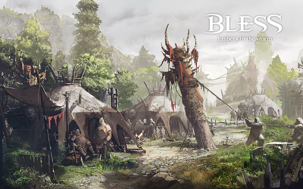 video game Bless Online HD Desktop Wallpaper | Background Image