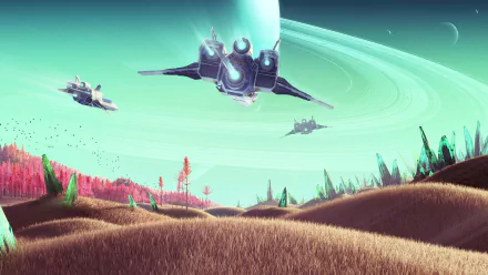 video game No Man's Sky HD Desktop Wallpaper | Background Image