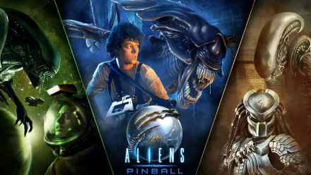 video game Aliens vs. Pinball HD Desktop Wallpaper | Background Image