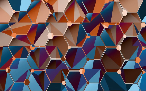 Abstract hexagon HD Desktop Wallpaper | Background Image