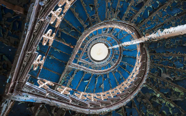 spiral staircase man made stairs HD Desktop Wallpaper | Background Image