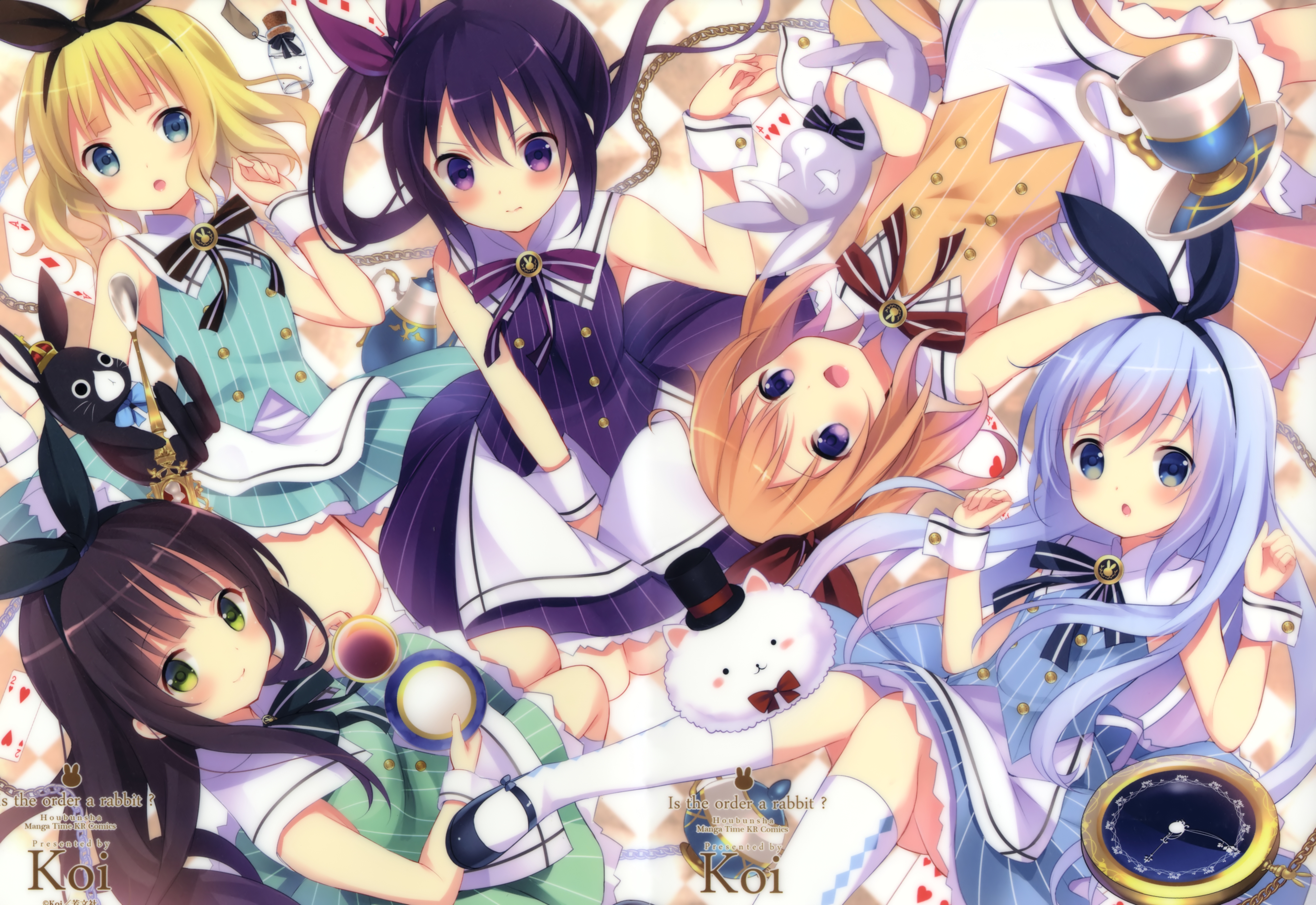 koi gochuumon wa usagi desu ka? hoto cocoa jouga maya kafuu chino