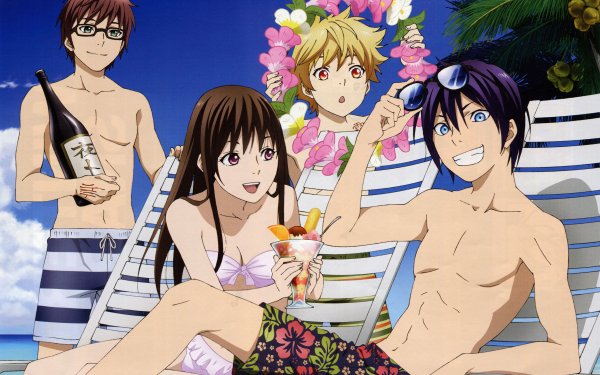 Anime Noragami Hiyori Iki Yato Yukine Kazuma Sunglasses HD Wallpaper | Background Image