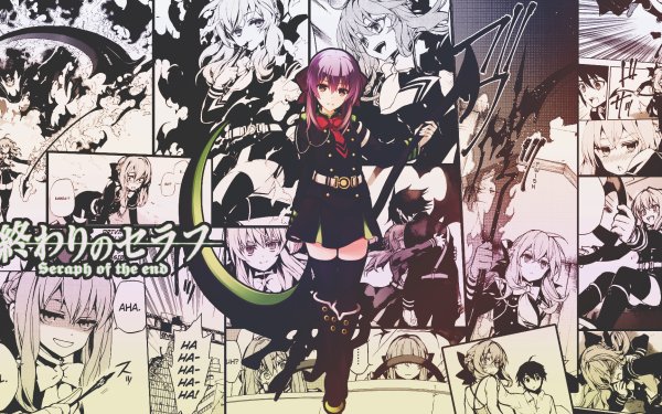 Anime Seraph of the End Shinoa Hīragi Yūichirō Hyakuya HD Wallpaper | Background Image