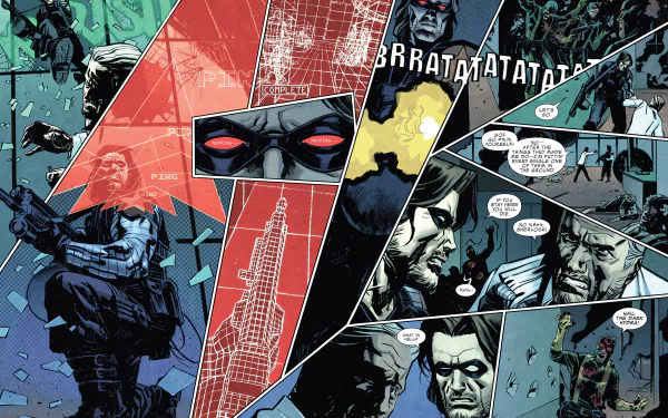 Comic Winter Soldier HD Desktop Wallpaper | Background Image