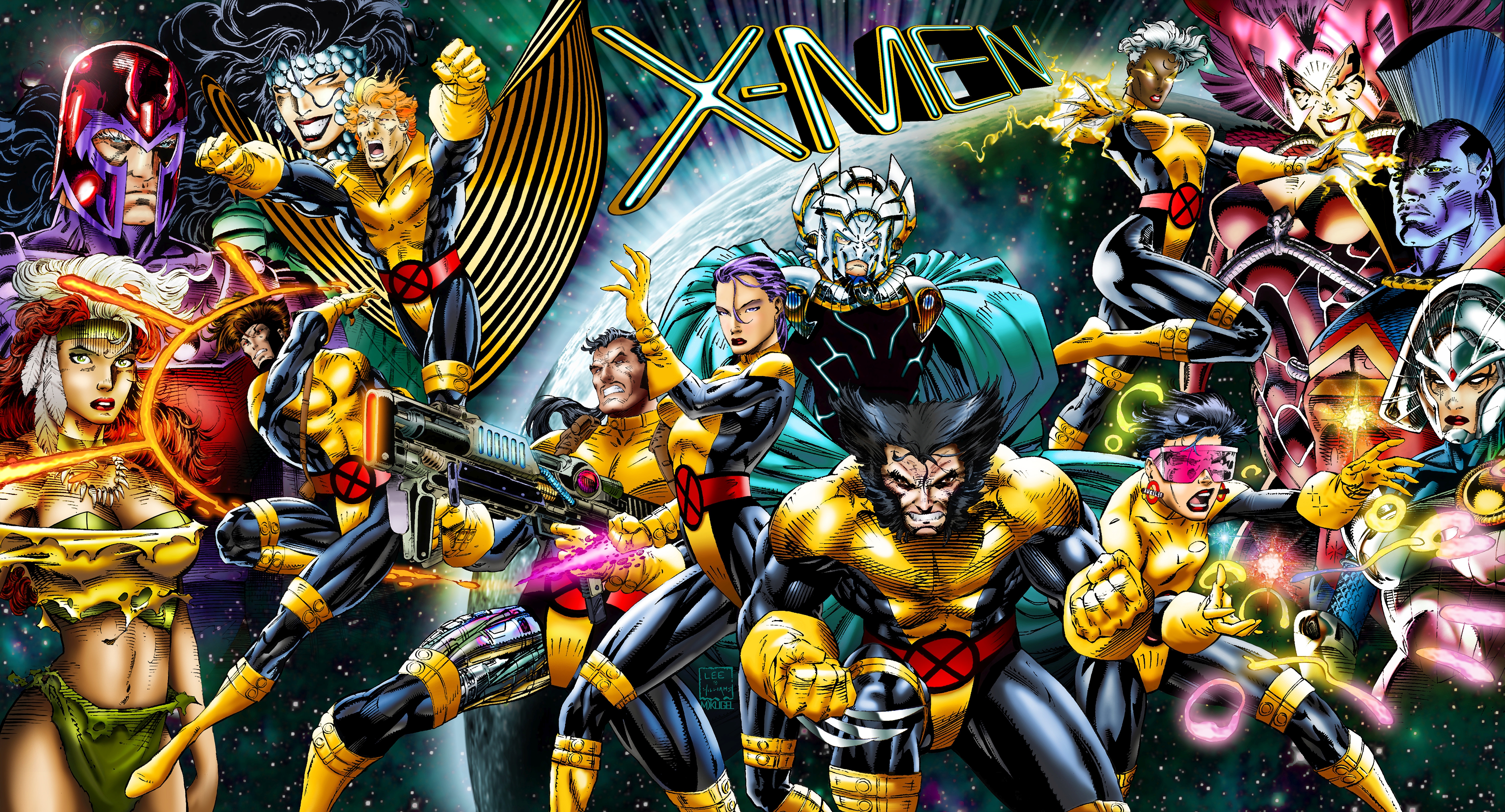 Chiêm ngưỡng hình nền X-Men 4K siêu nét đúng là trải nghiệm tuyệt vời cho mắt. Màu sắc tươi tắn và chi tiết tinh xảo như cắt từ siêu phẩm điện ảnh. Tự hào là fan cuồng của X-Men khi sử dụng hình nền này trên thiết bị của mình.